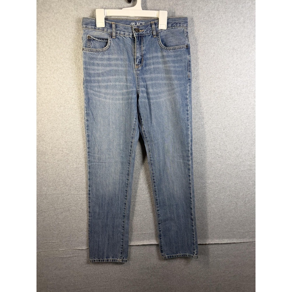 The Children's Place Jeans Youth 14 Blue Straight Leg Denim Casual Classic